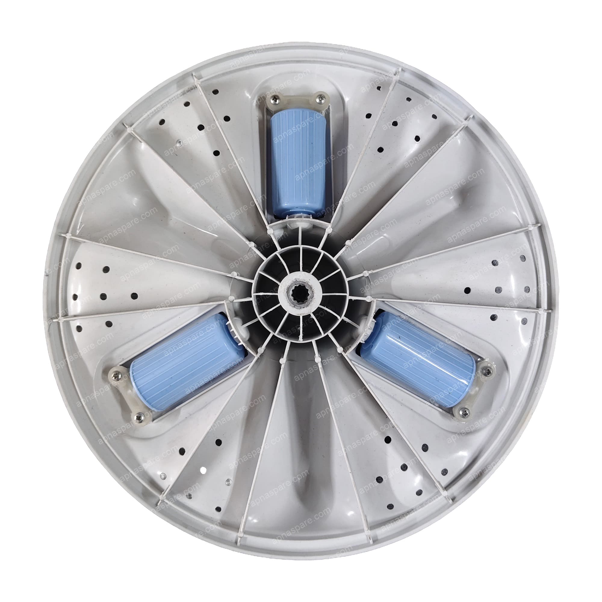 Samsung Top Load Washing Machine Pulsator 14.75" (Krishna) – 8 Kg Fully Automatic | White with Blue Rollers, Round Shaft Fitting — image 2 of 2