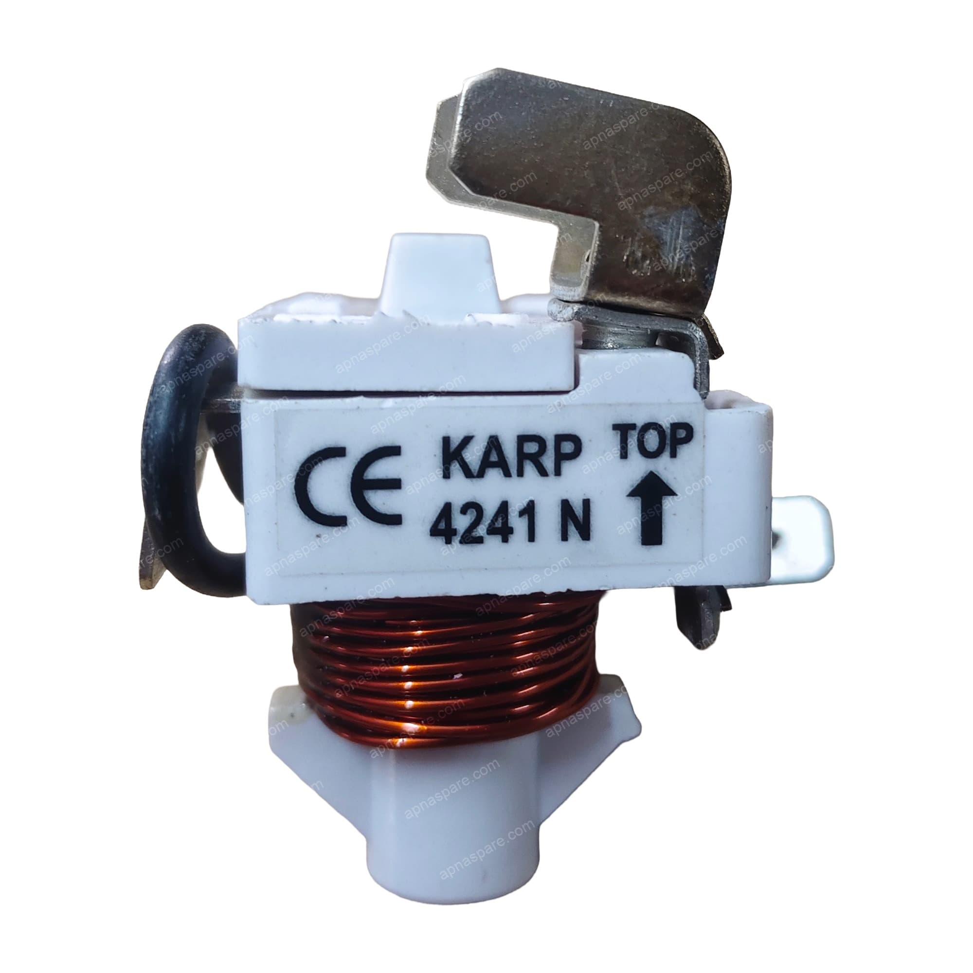 KARP 4241 N Current-Type Compressor Start Relay – White Body, CE Marked | Electromagnetic Coil Relay for Refrigerator & Freezer — image 1 of 5