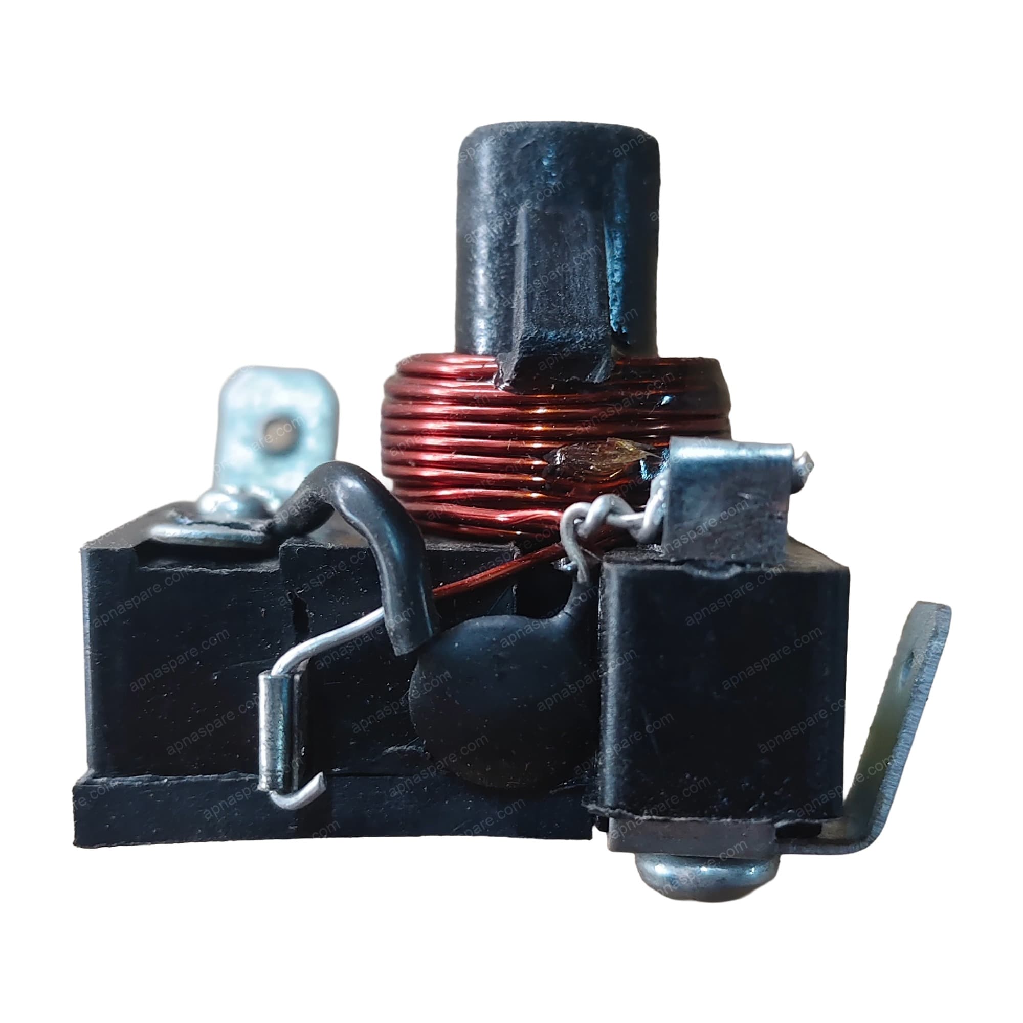 Refrigerator Compressor Current-Type Start Relay – Model 4241 (NTCR), 1/2 HP | Electromagnetic Coil Relay, Black Body | Universal Fit