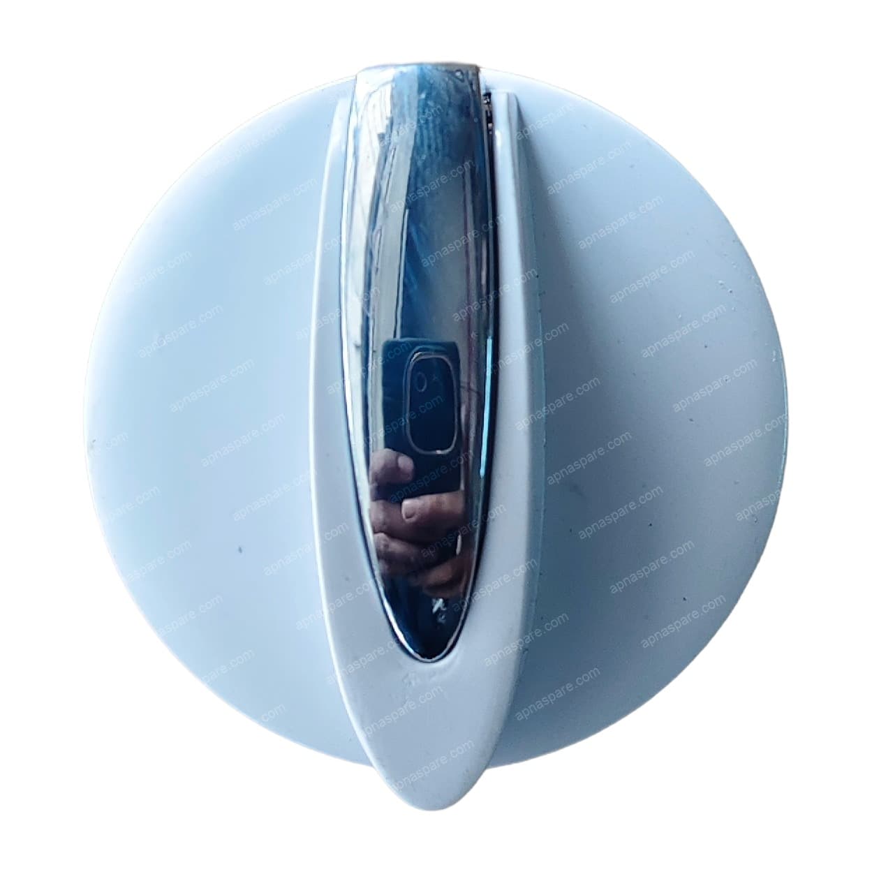 LG Washing Machine Control Knob – Chrome Pointer Selector Knob | Part No. 4940EU2002 | ABS Body, GP-13 7/8" Shaft Fit