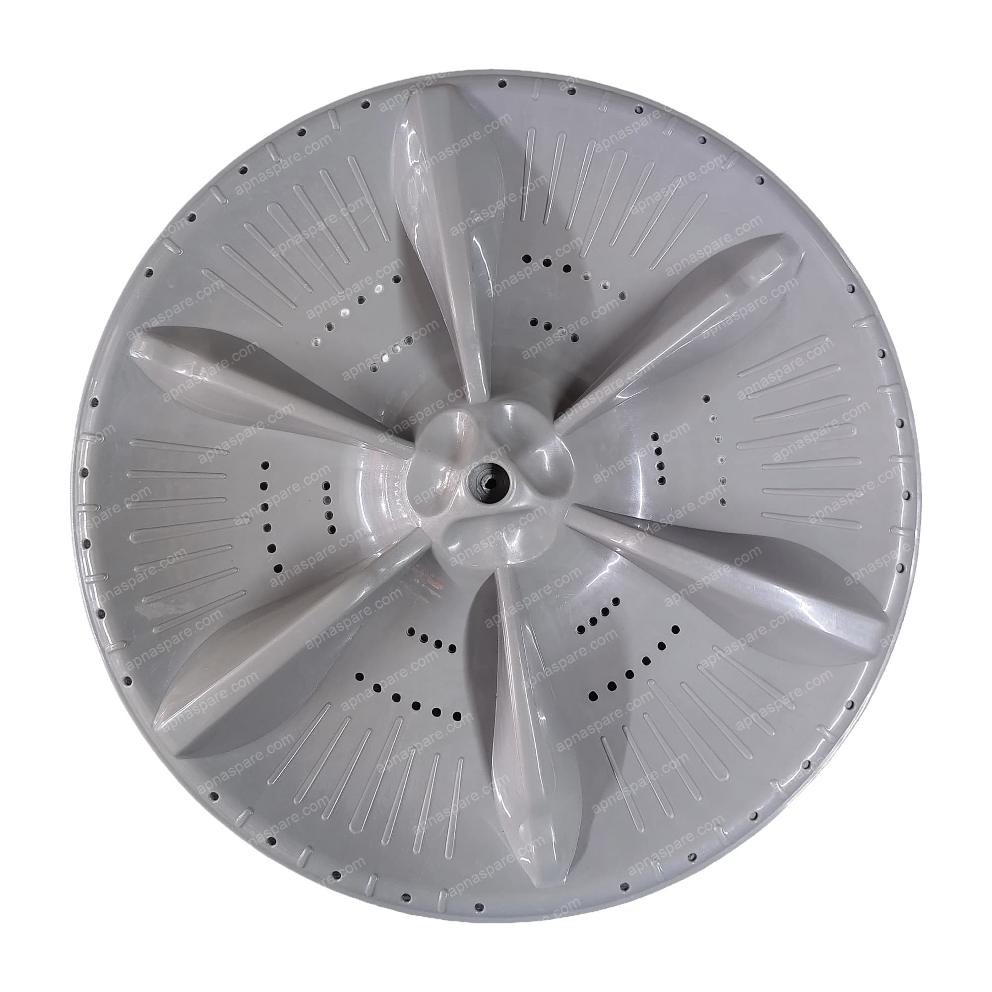 Bosch Top Load Washing Machine Pulsator 15" – Round Shaft Fitting (Ref. 2889) | Grey Wash Plate with 6 Long Curved Vanes — image 1 of 2